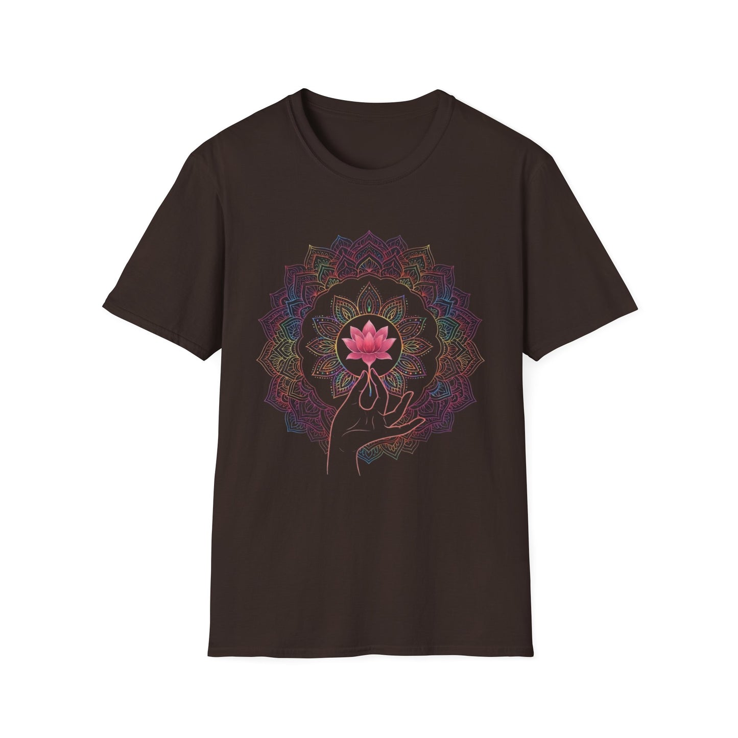 'Lotus in hand Mandala' T-Shirt