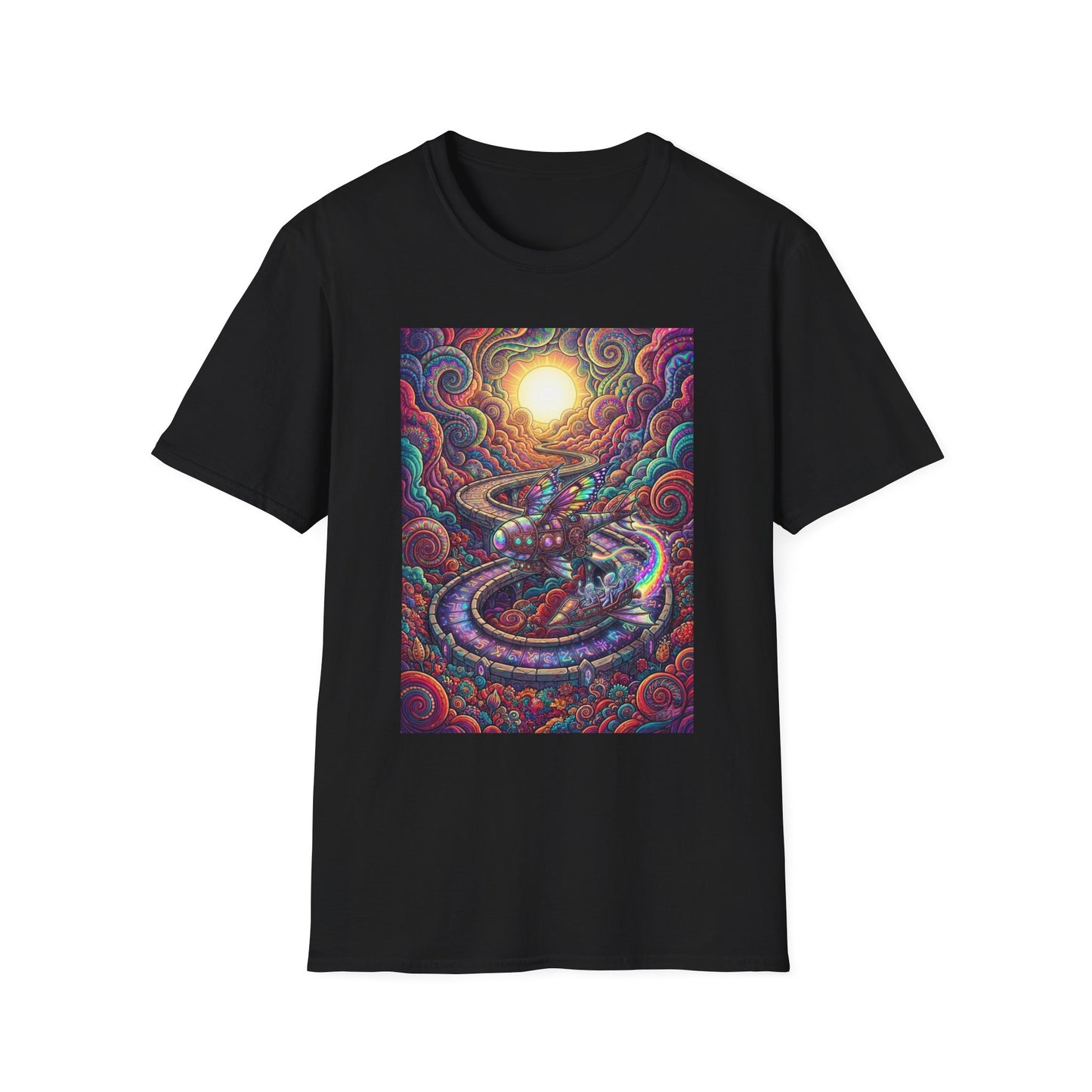 'Psychedelic Sunrise Path' T-Shirt