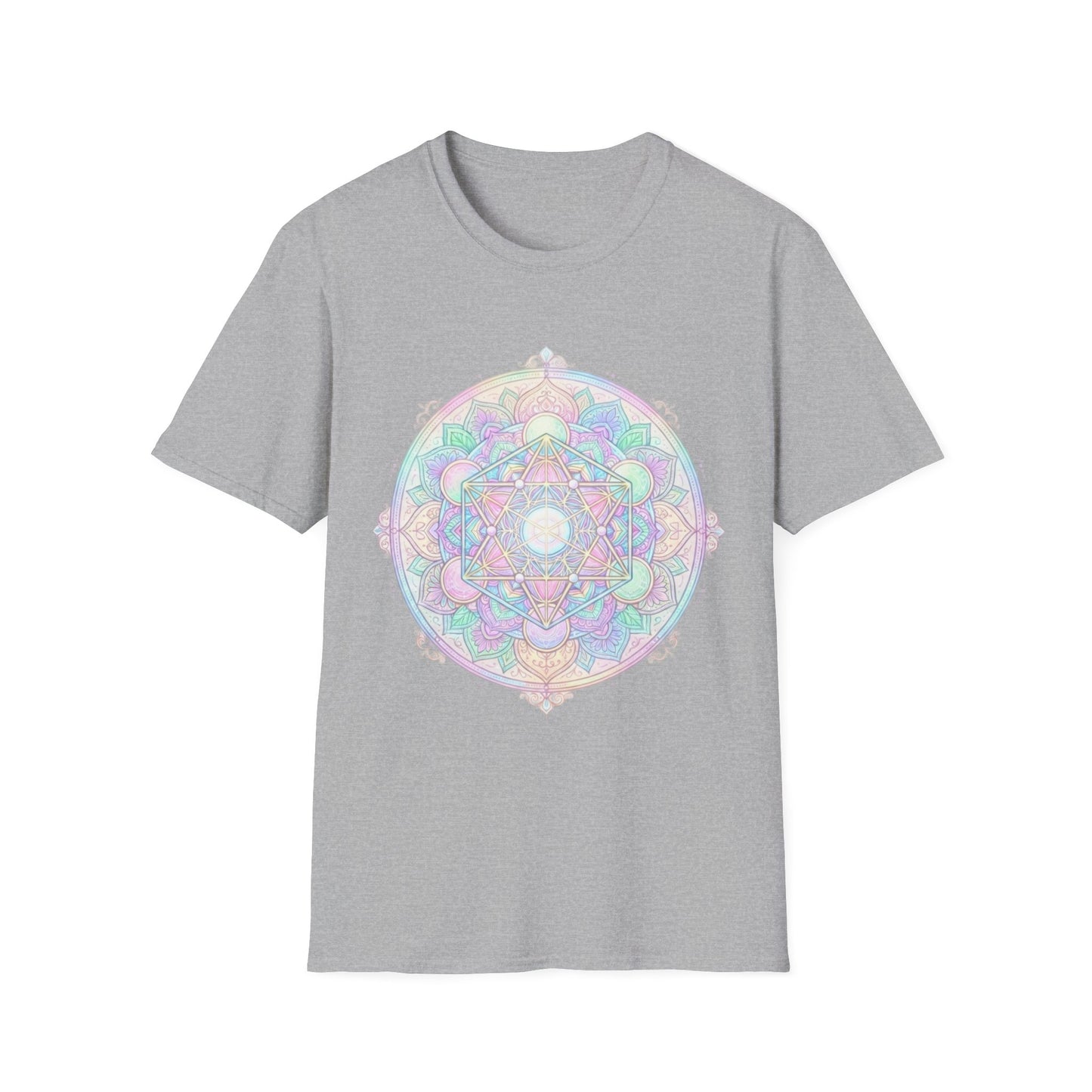 'Pastel Metatron Mandala' T-Shirt