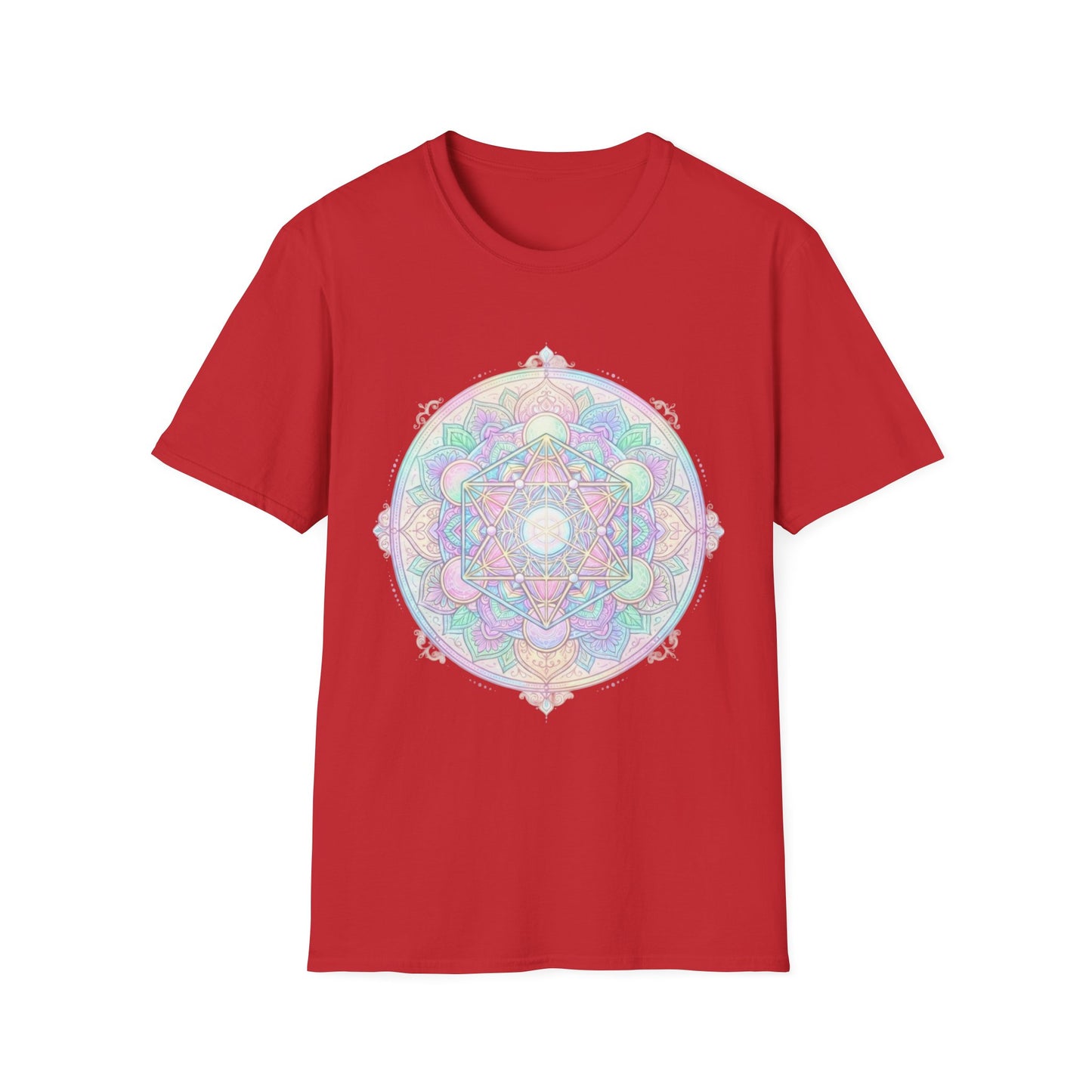 'Pastel Metatron Mandala' T-Shirt
