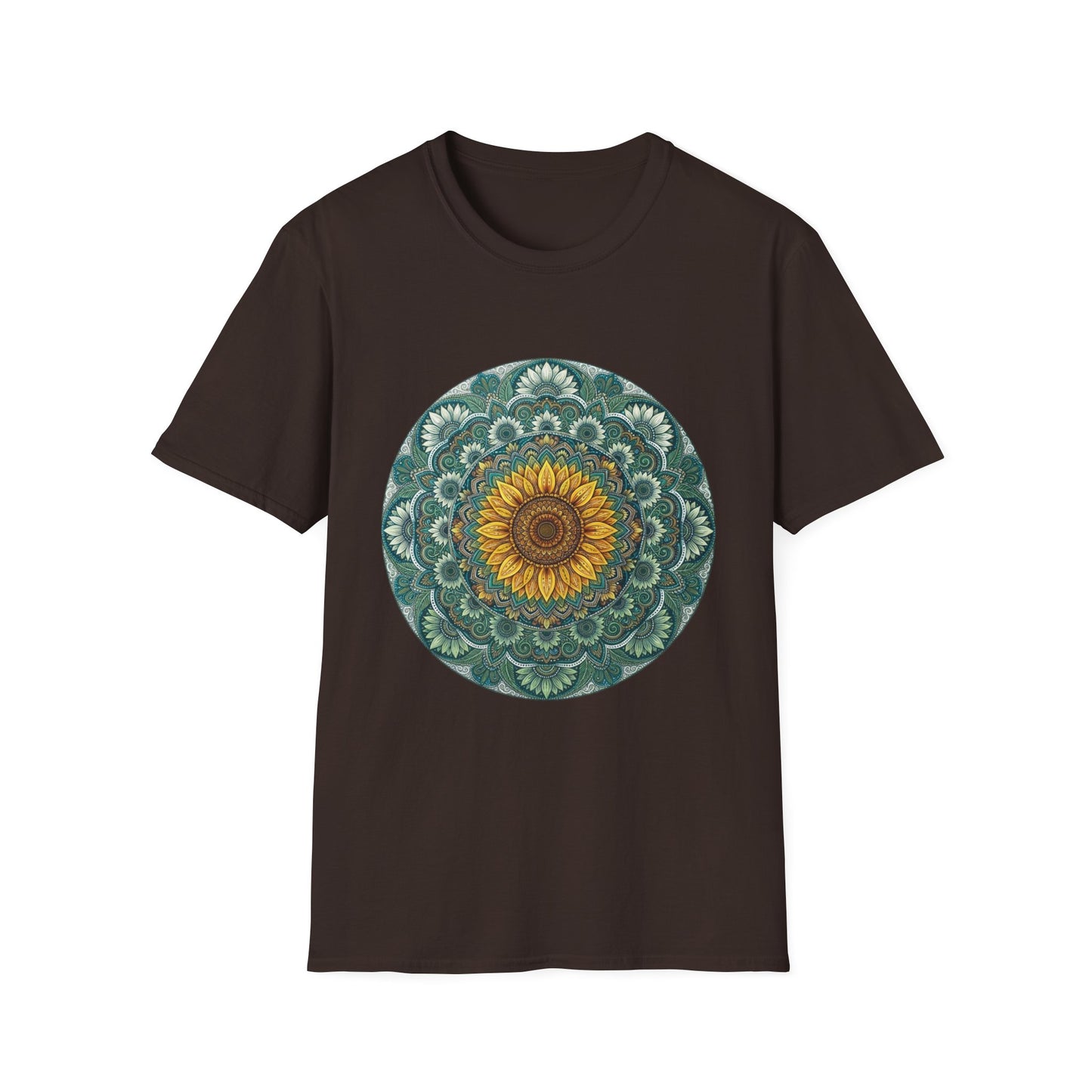 'Sunflower Mandala' T-Shirt