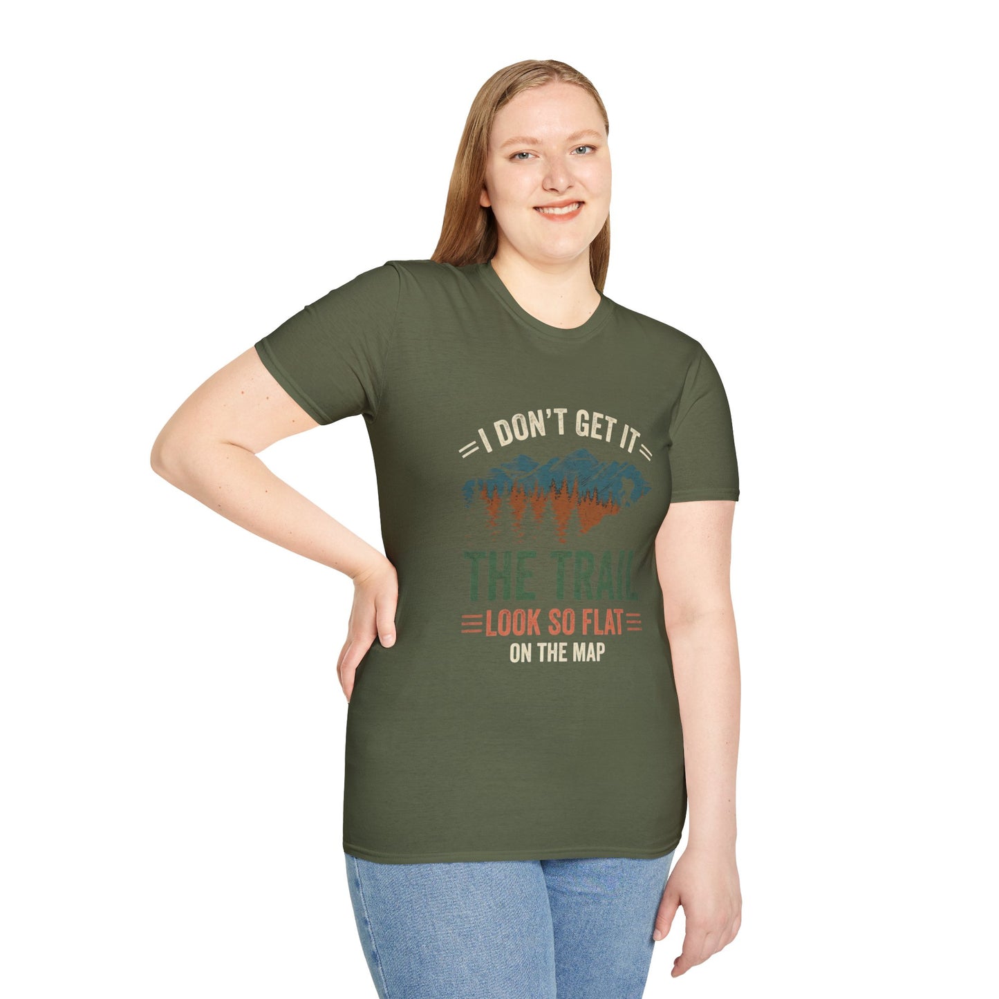 'The trail look so flat' T-Shirt