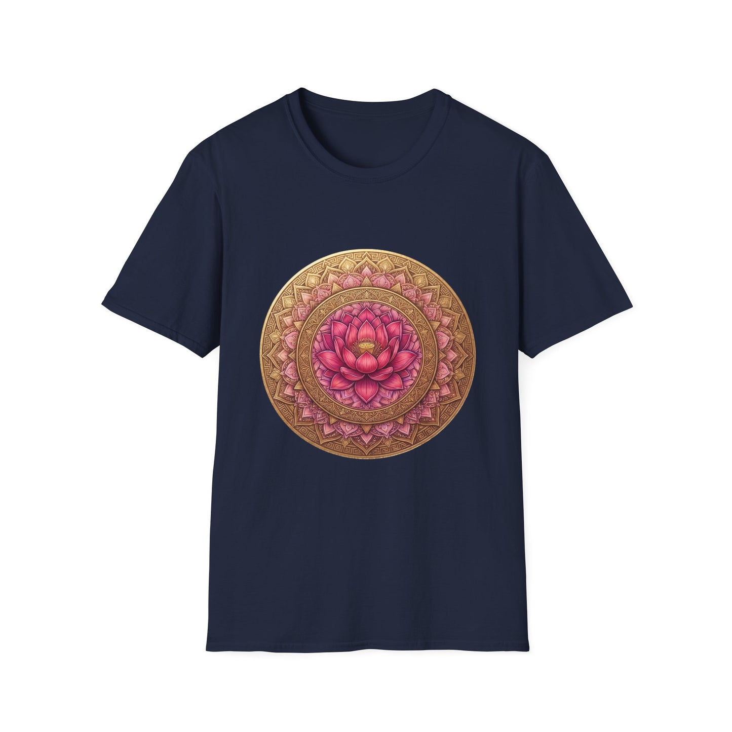 'Pink Floral Lotus' T-Shirt