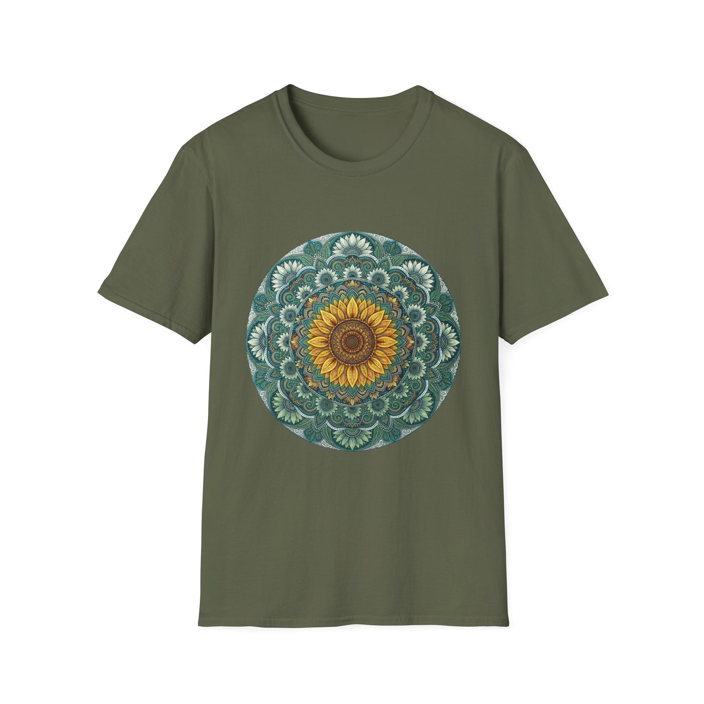'Sunflower Mandala' T-Shirt