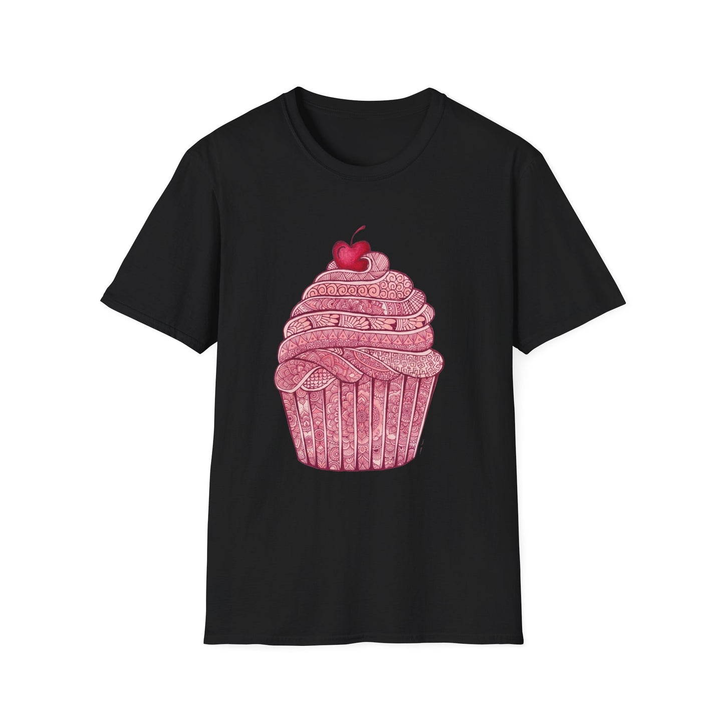 'Pink Cherry Cupcake' T-Shirt