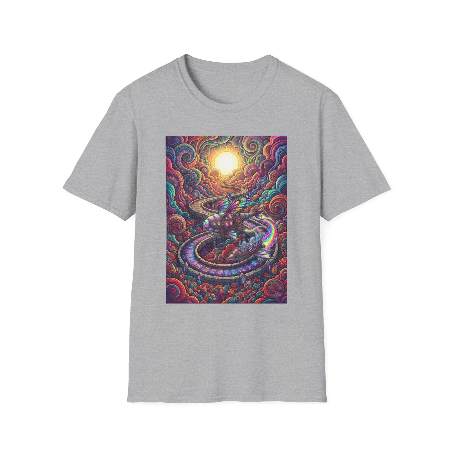 'Psychedelic Sunrise Path' T-Shirt