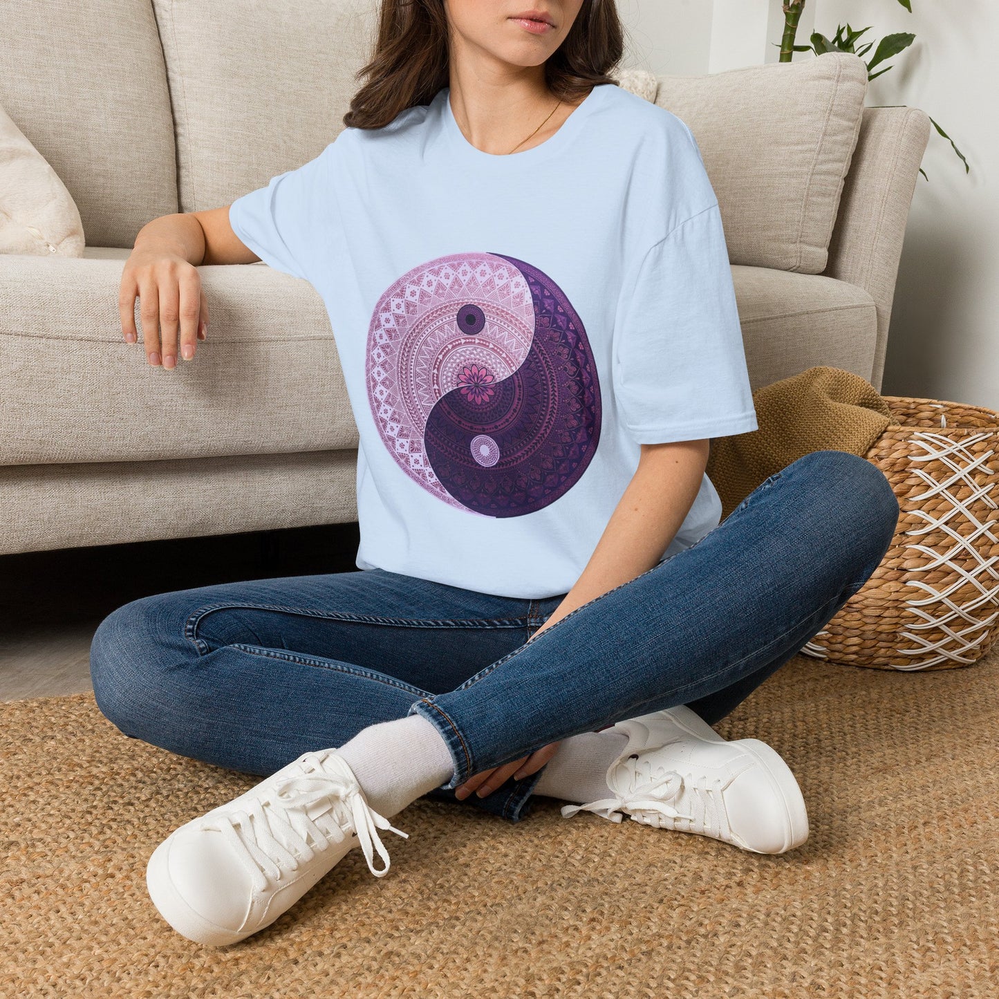 'Yin Yang Mandala' T-Shirt