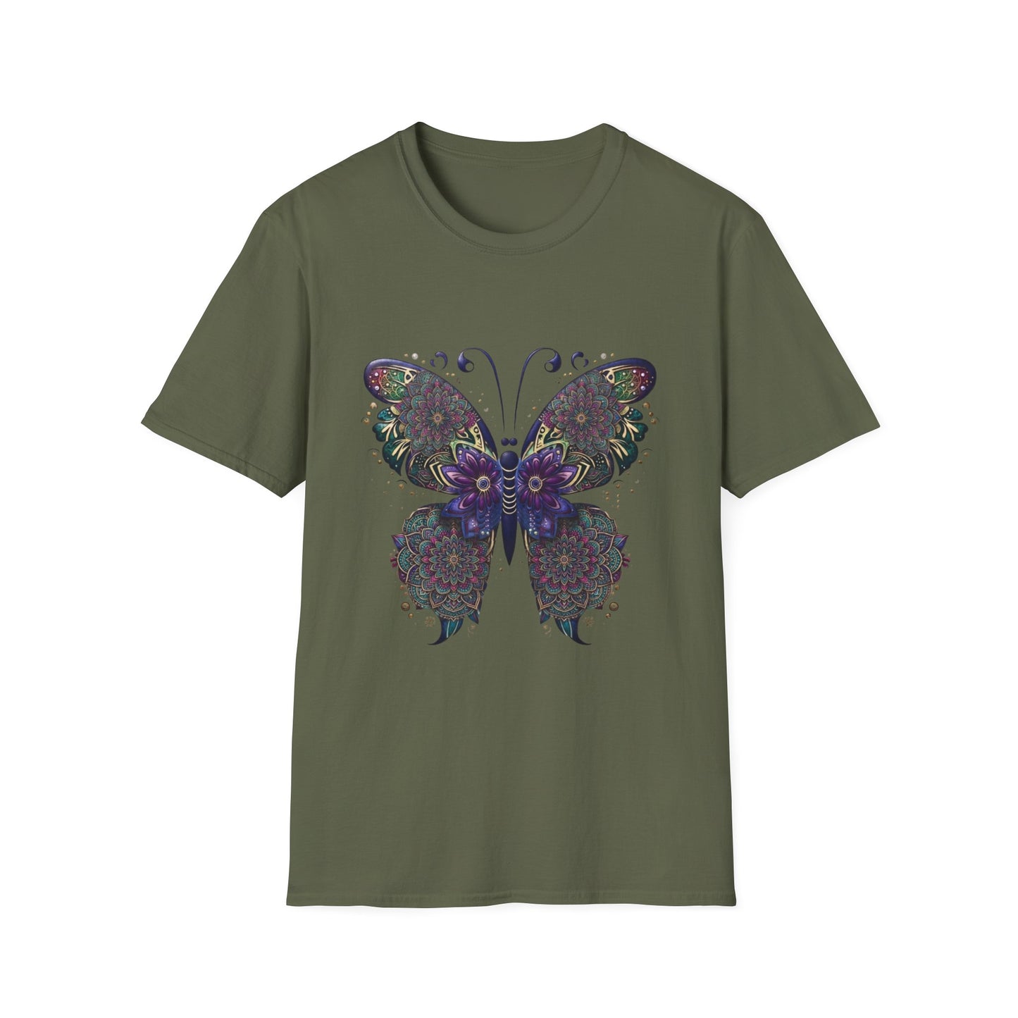 'Floral Butterfly' T-Shirt