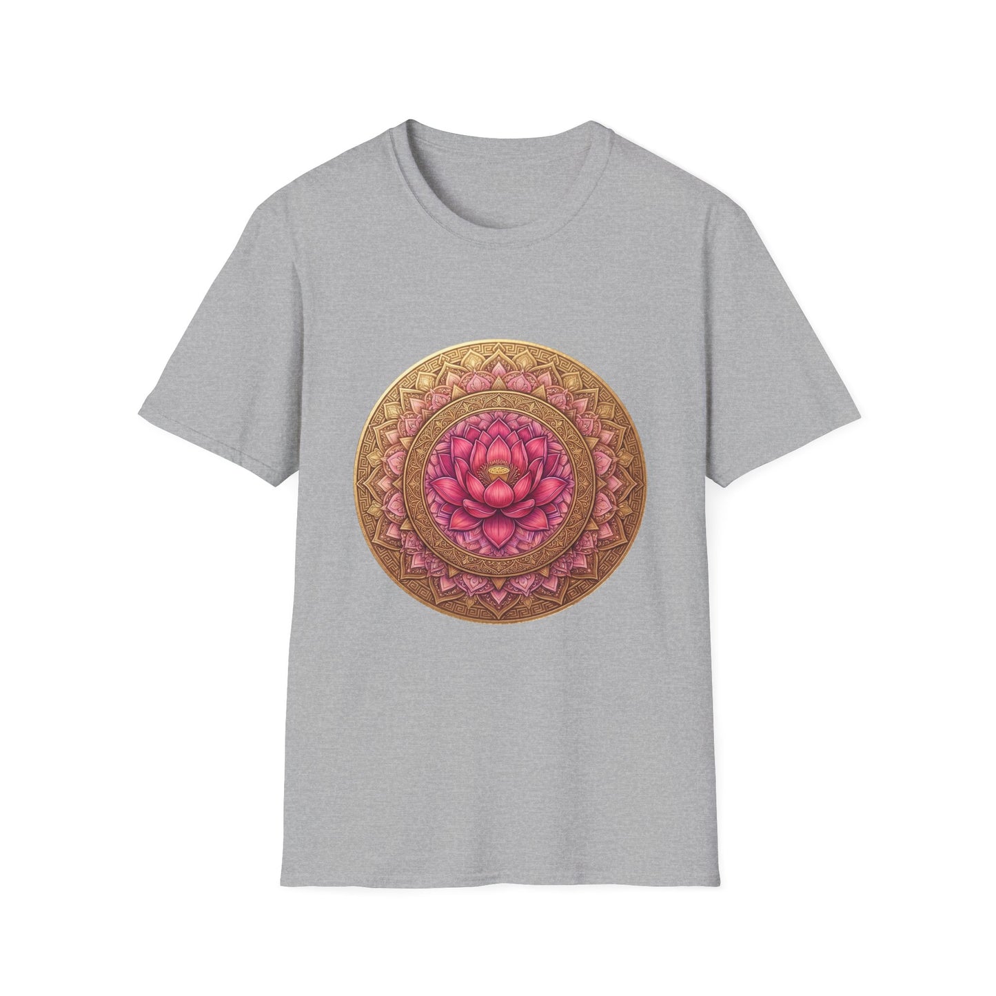 'Pink Floral Lotus' T-Shirt