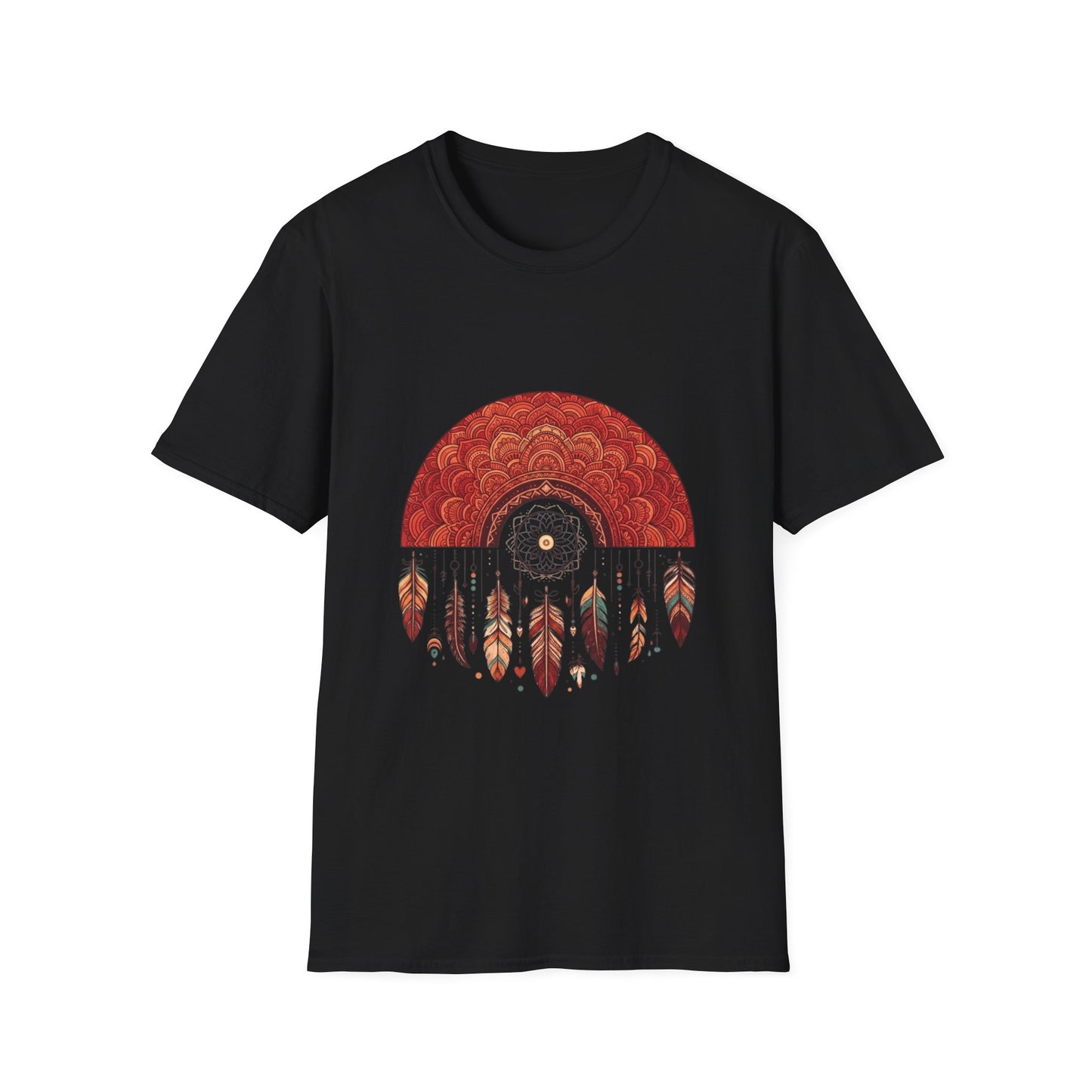 'Boho Red Sun' T-Shirt