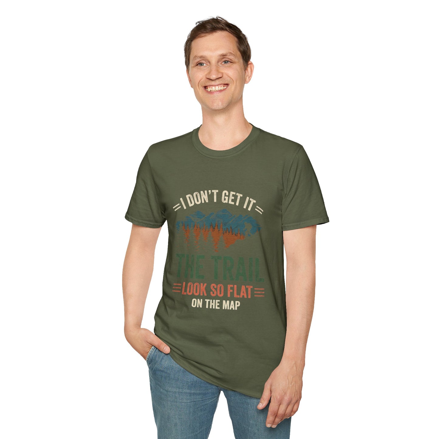 'The trail look so flat' T-Shirt