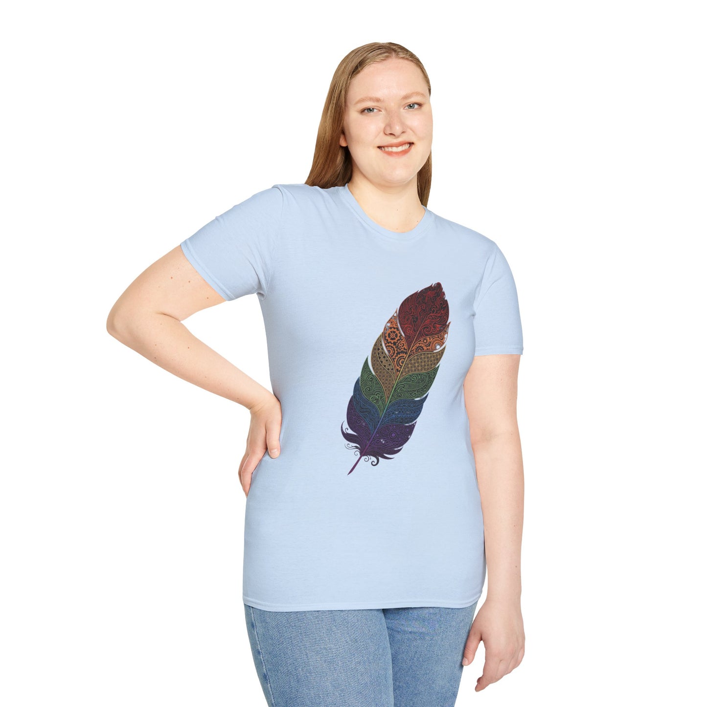 'Feather Mandala' T-Shirt