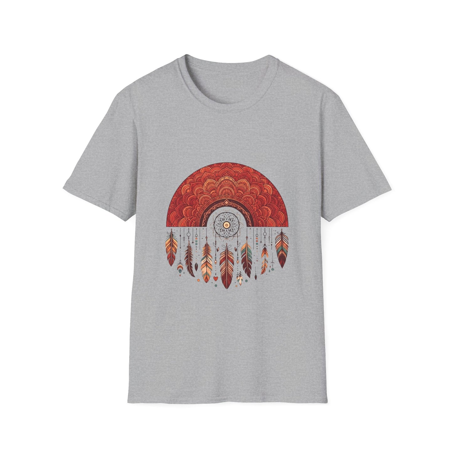 'Boho Red Sun' T-Shirt