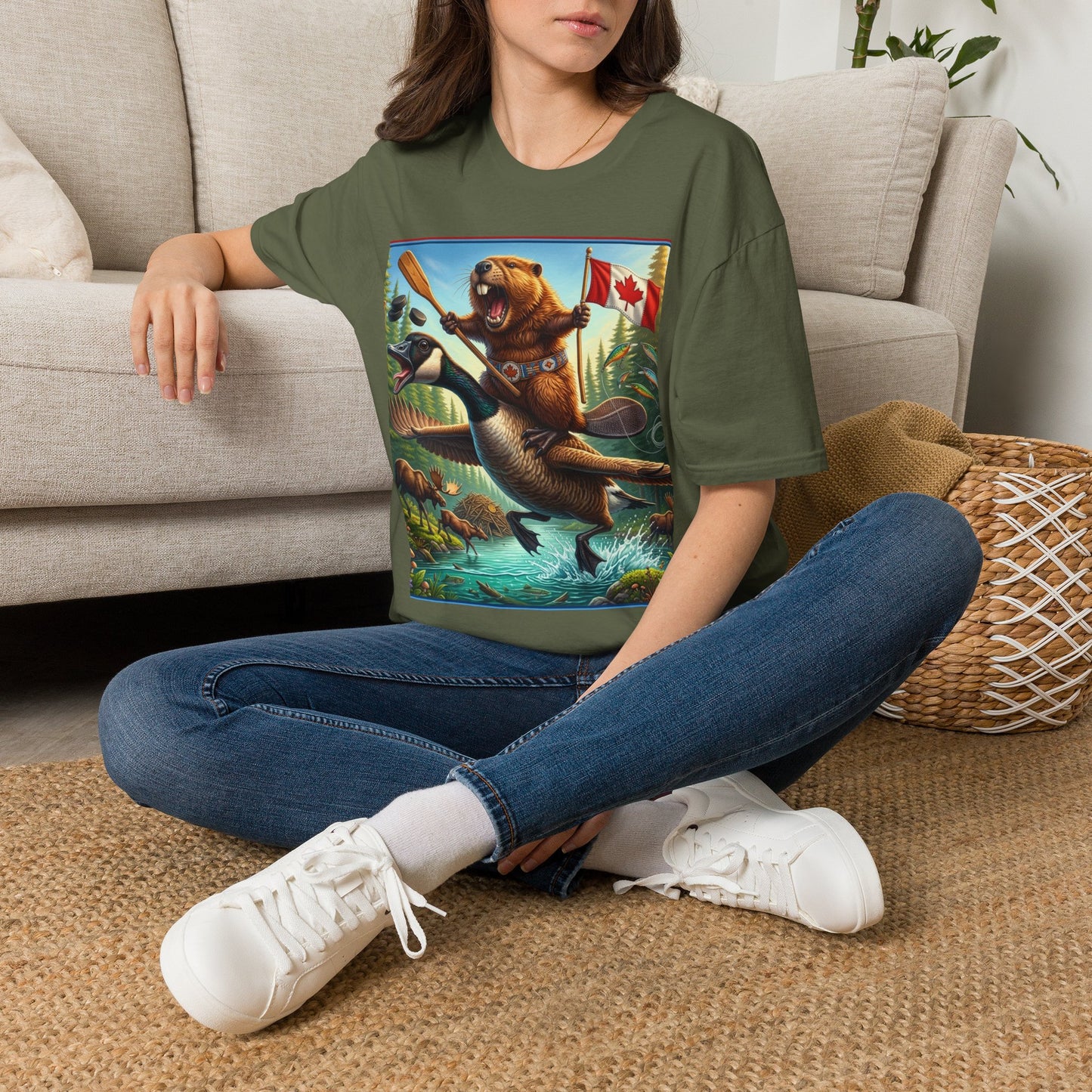 'Goose & Beaver' T-Shirt