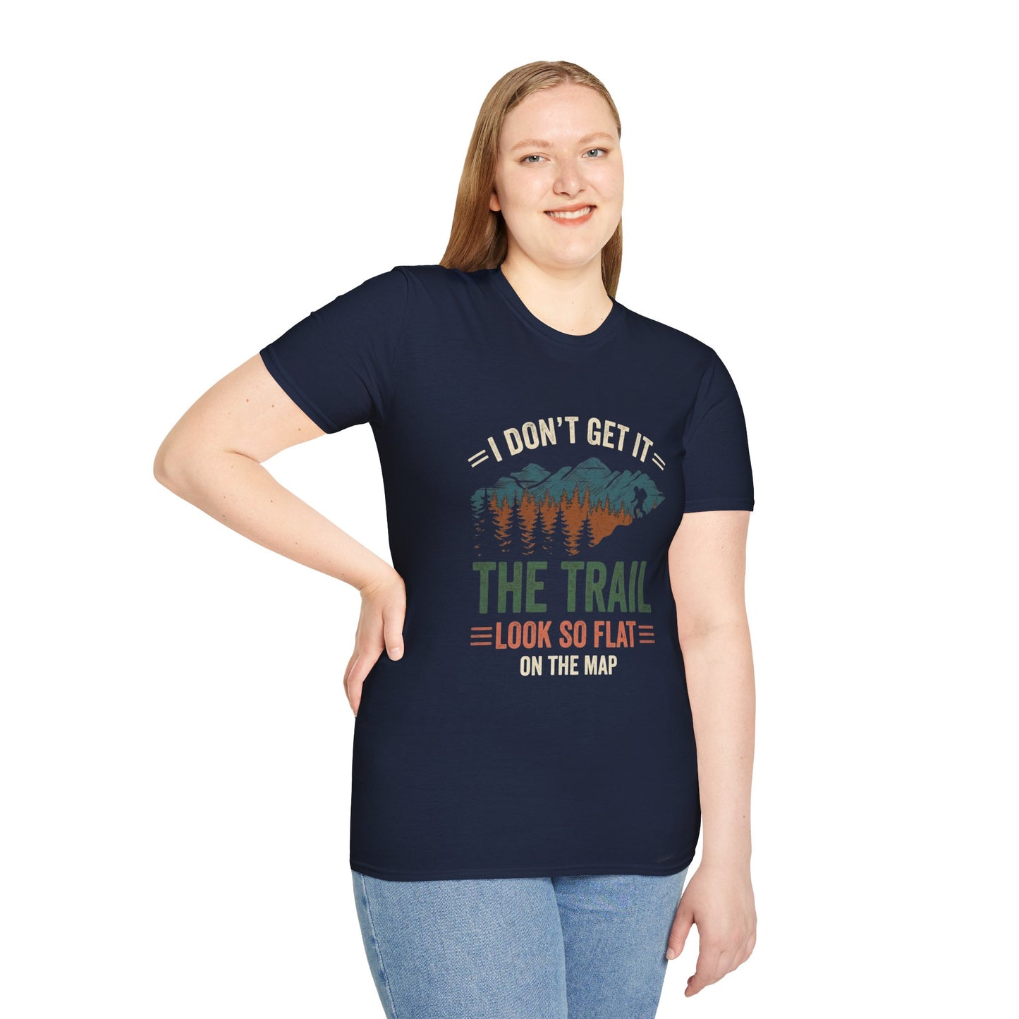 'The trail look so flat' T-Shirt