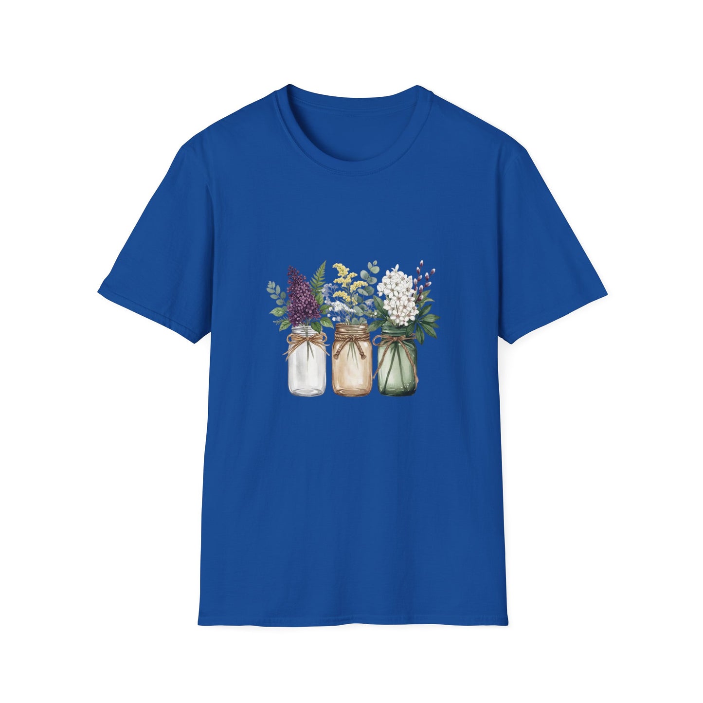 'Floral Mason Jar' T-Shirt