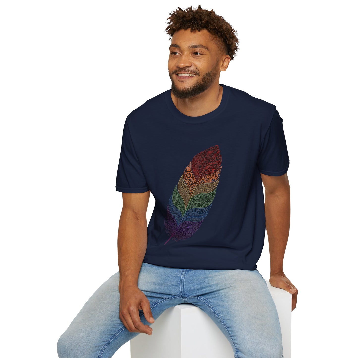'Feather Mandala' T-Shirt