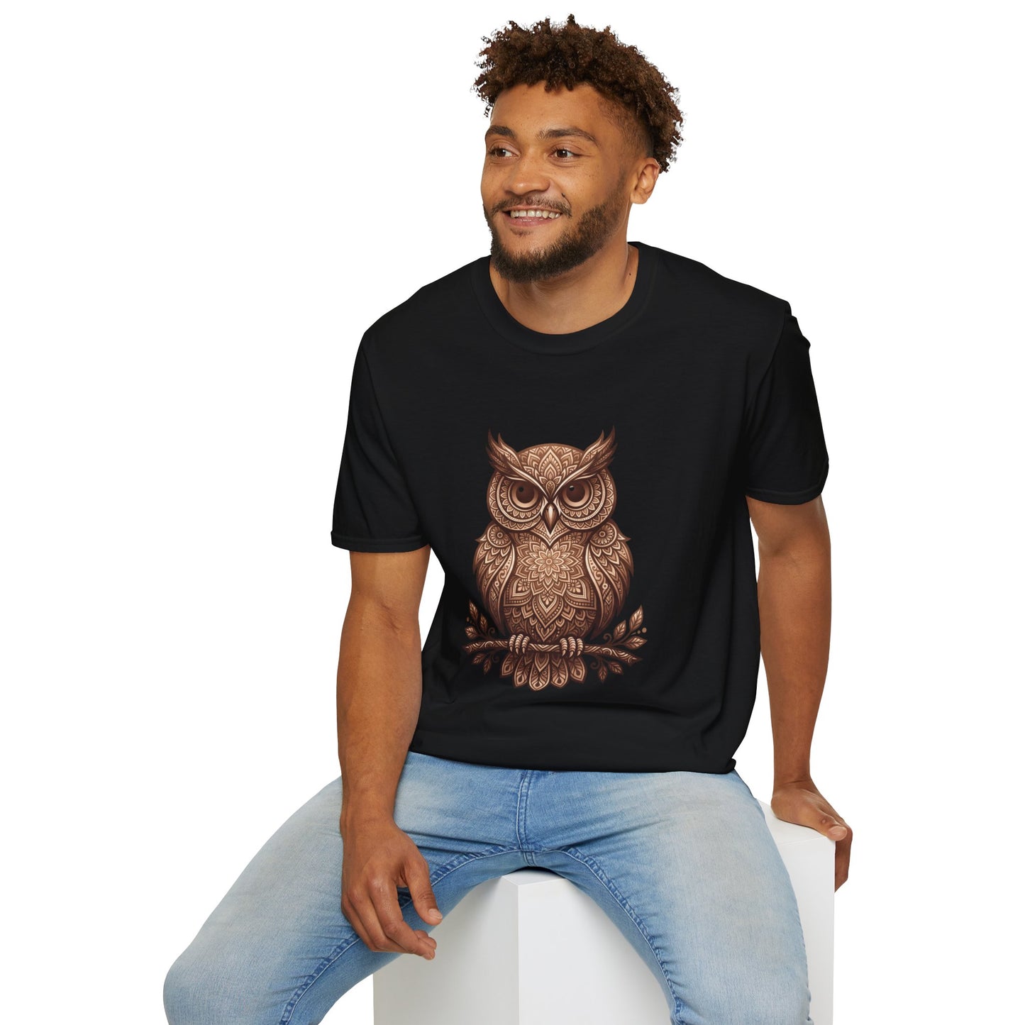 'Intricate Boho Owl' T-Shirt