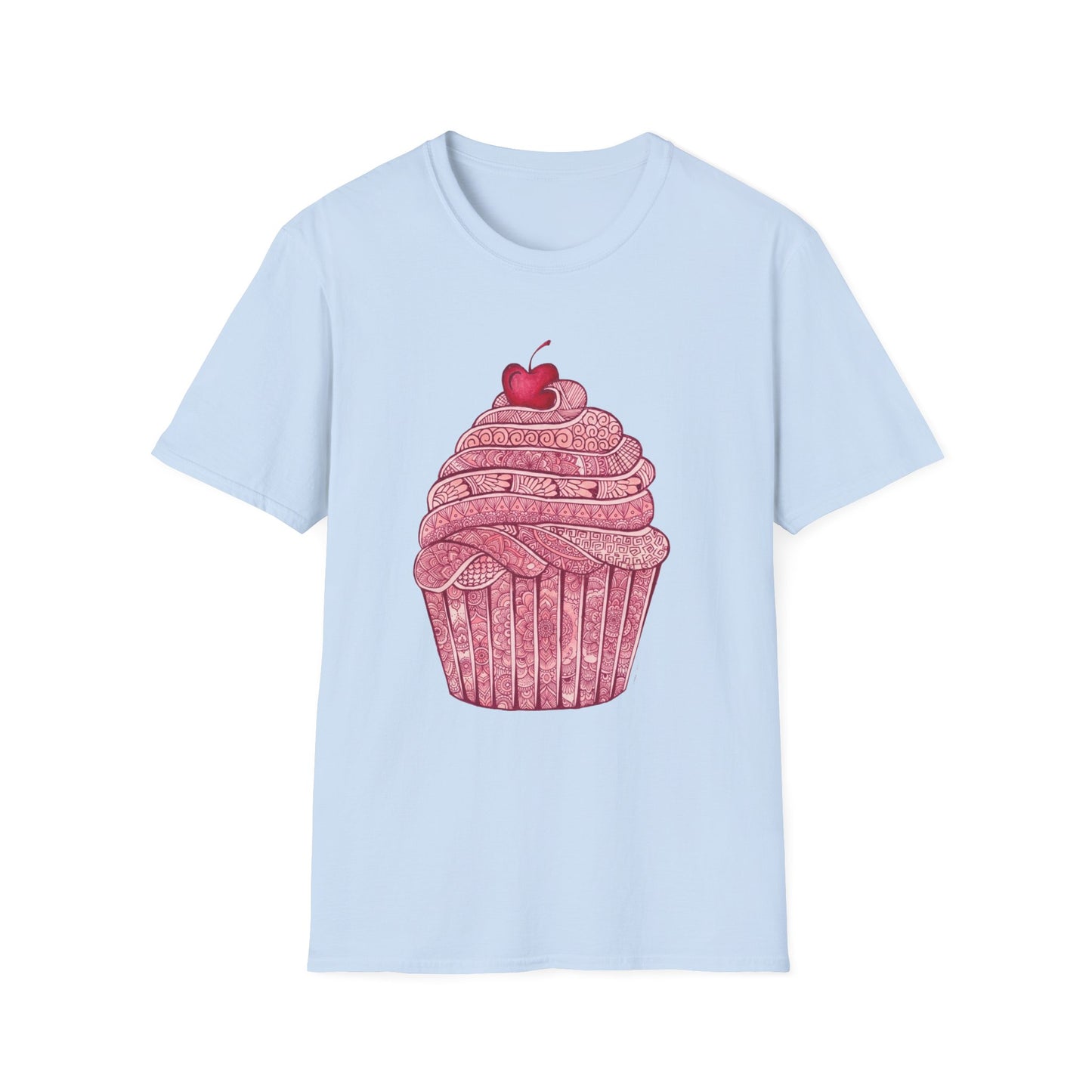 'Pink Cherry Cupcake' T-Shirt