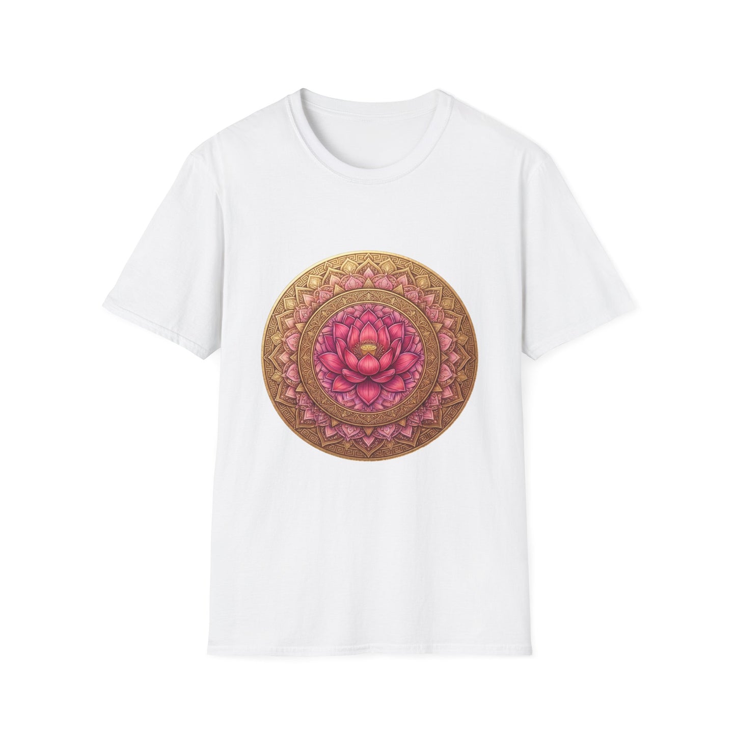 'Pink Floral Lotus' T-Shirt