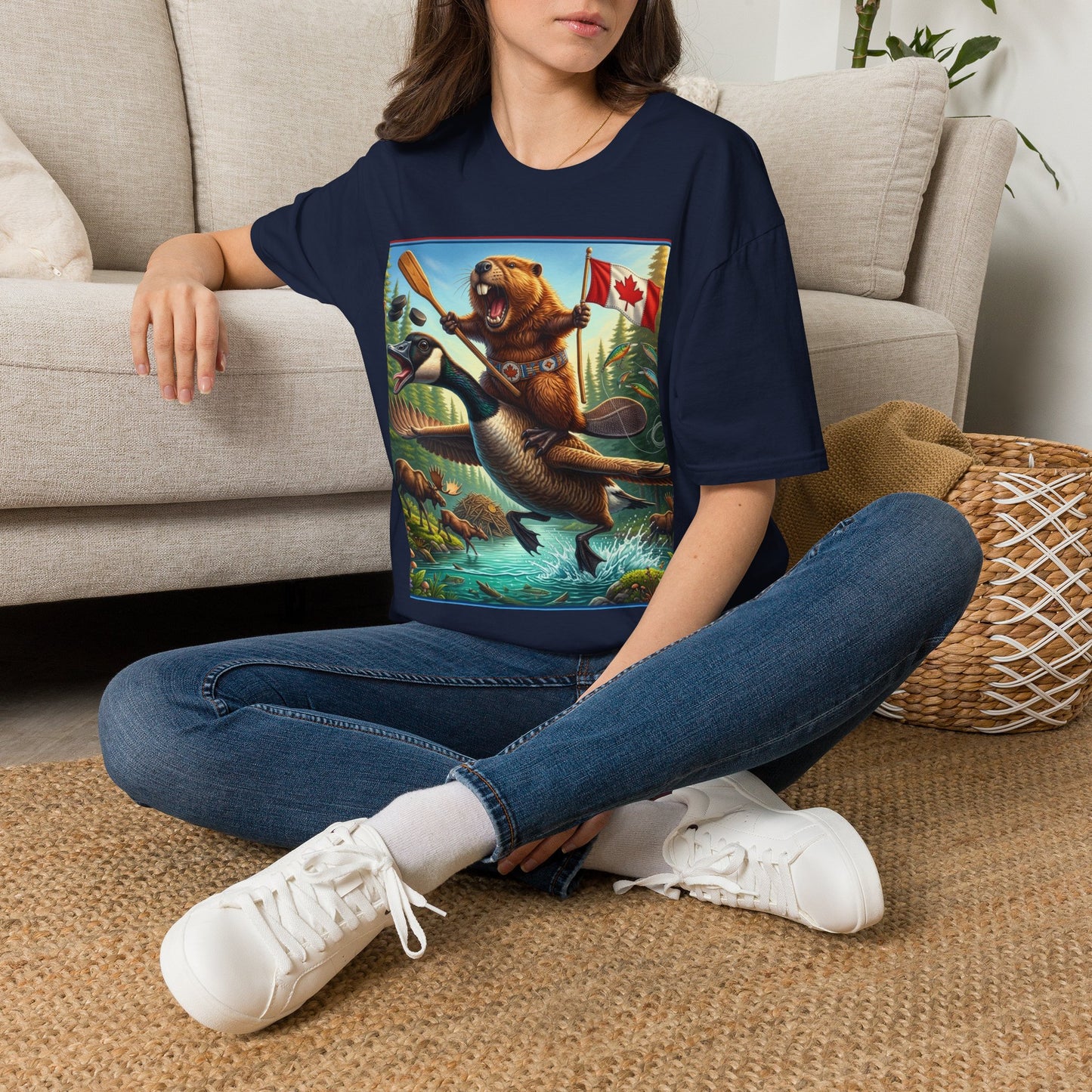 'Goose & Beaver' T-Shirt
