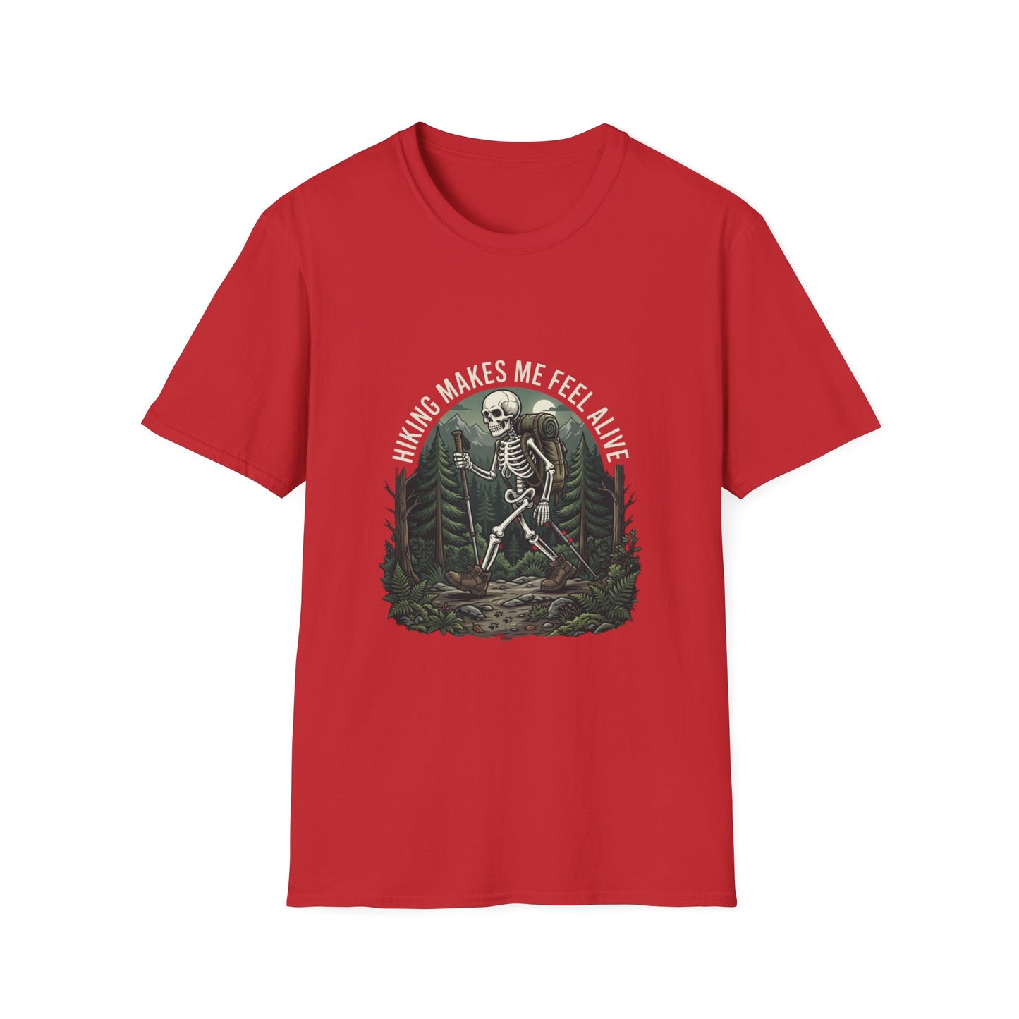 'Hiking makes me feel alive' T-Shirt