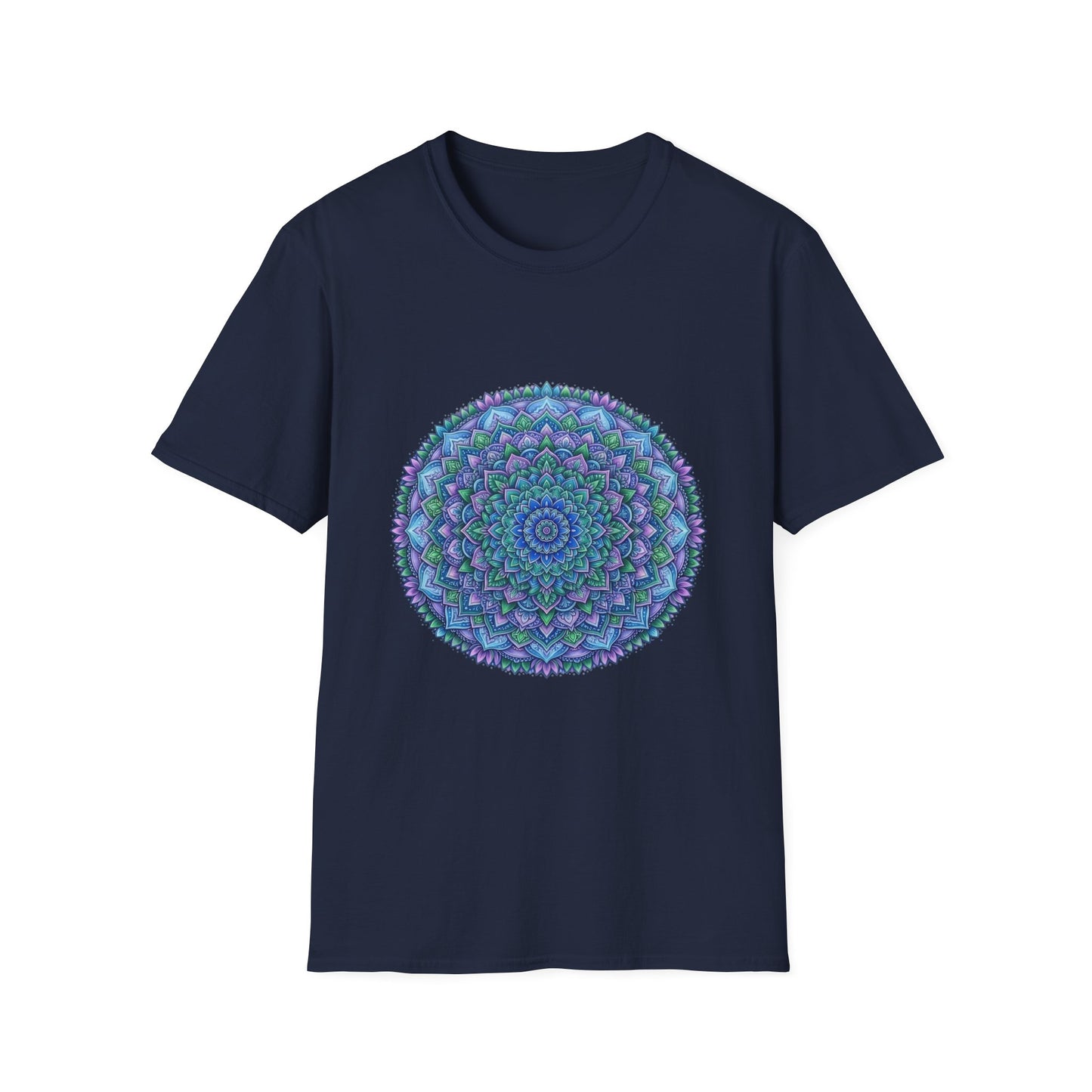'Aqua floral print' T-Shirt