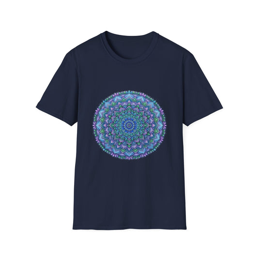 'Aqua floral print' T-Shirt