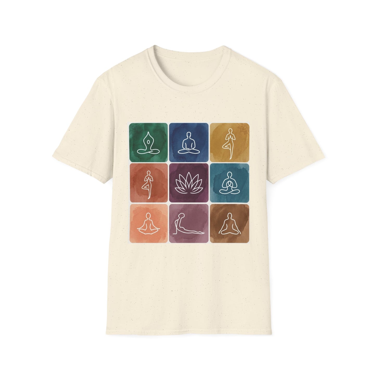 'Yoga Pose Grid' T-Shirt