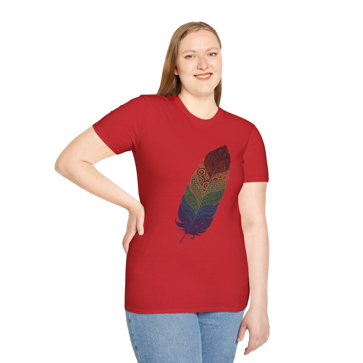 'Feather Mandala' T-Shirt