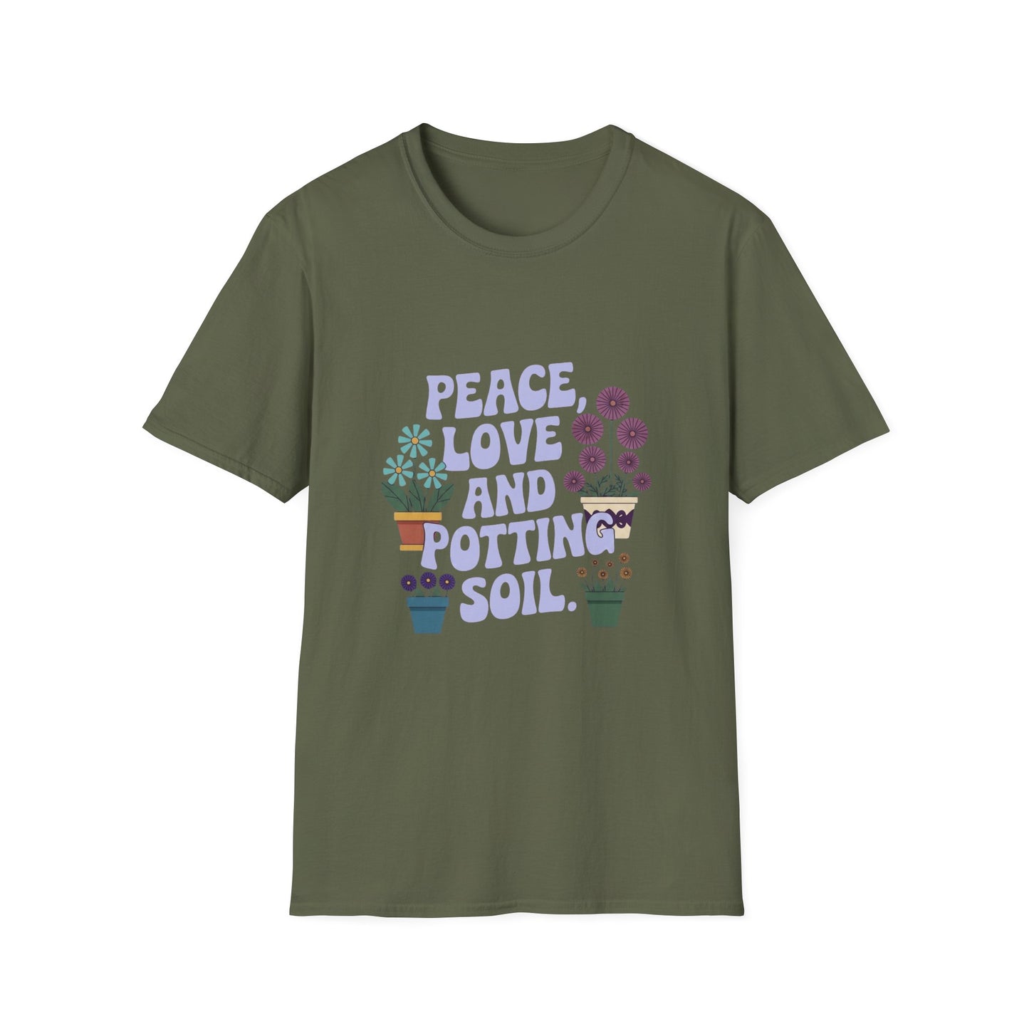 'Peace, Love & Potting Soil' T-Shirt