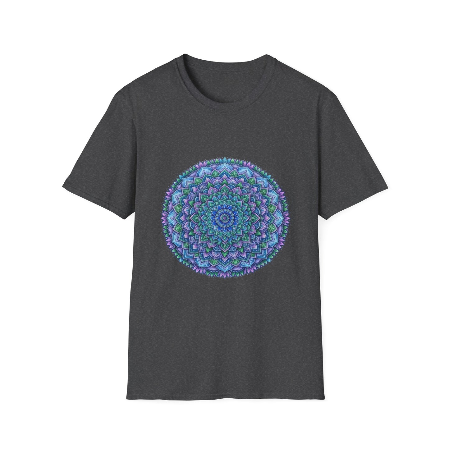 'Aqua floral print' T-Shirt