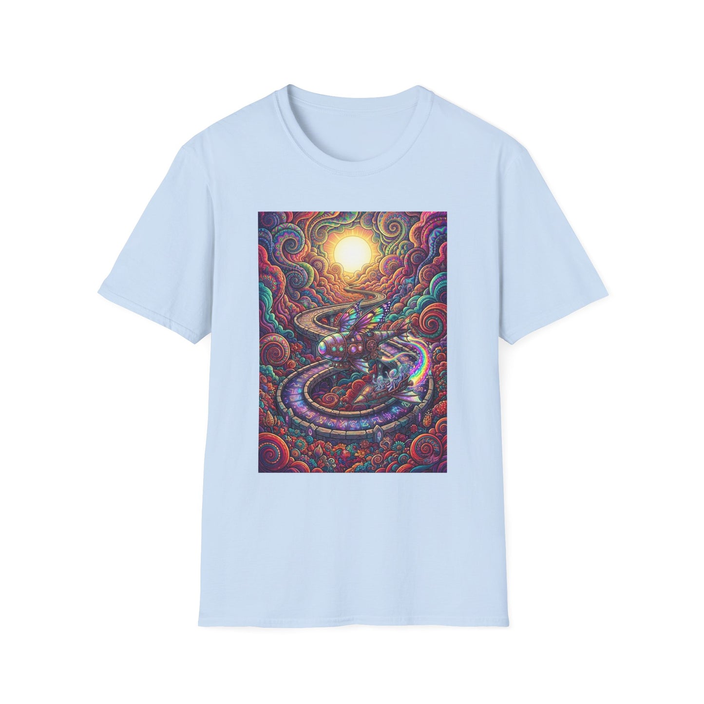 'Psychedelic Sunrise Path' T-Shirt