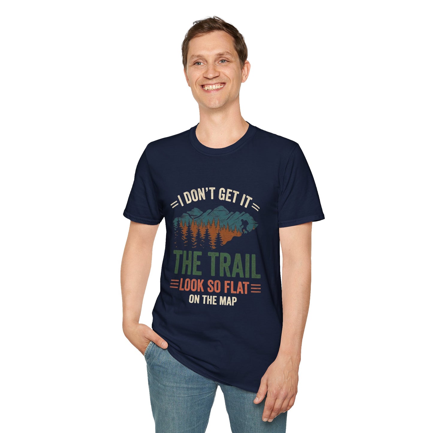 'The trail look so flat' T-Shirt