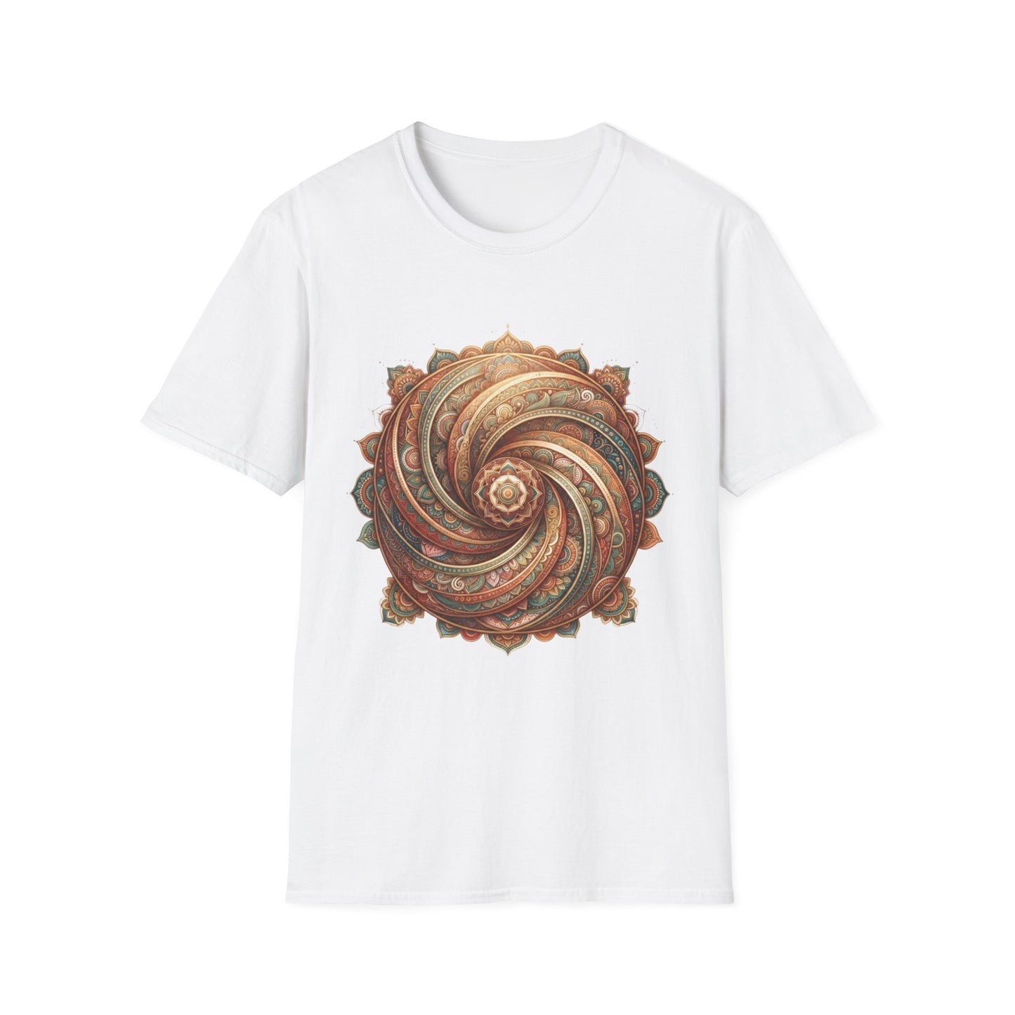 'Boho Spiral Mandala' T-Shirt