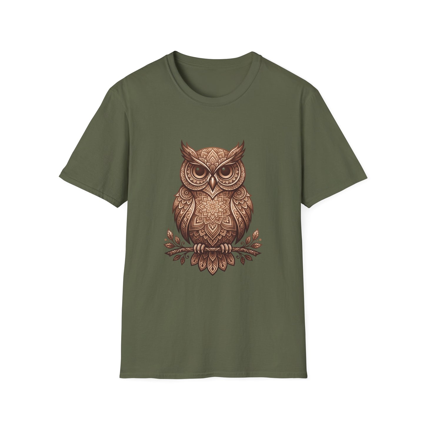 'Intricate Boho Owl' T-Shirt