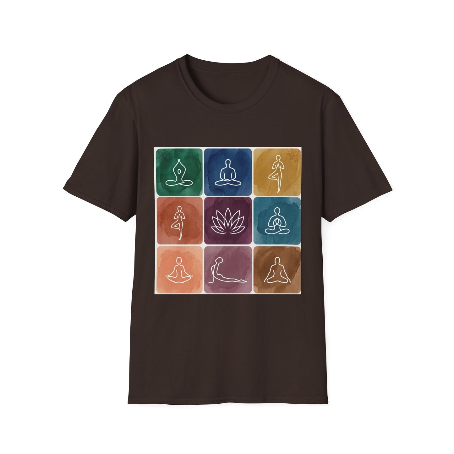 'Yoga Pose Grid' T-Shirt