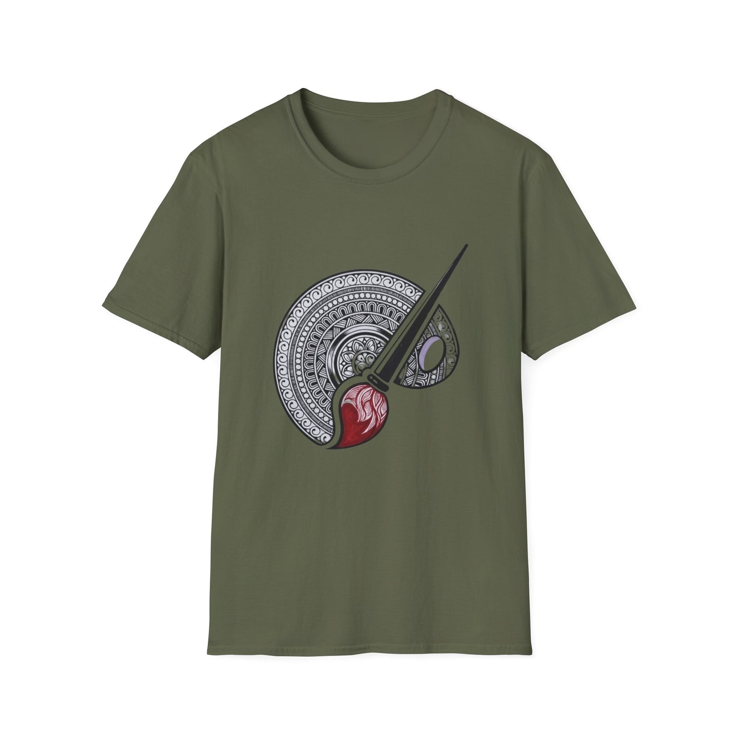 'Paint palette with brush' T-Shirt