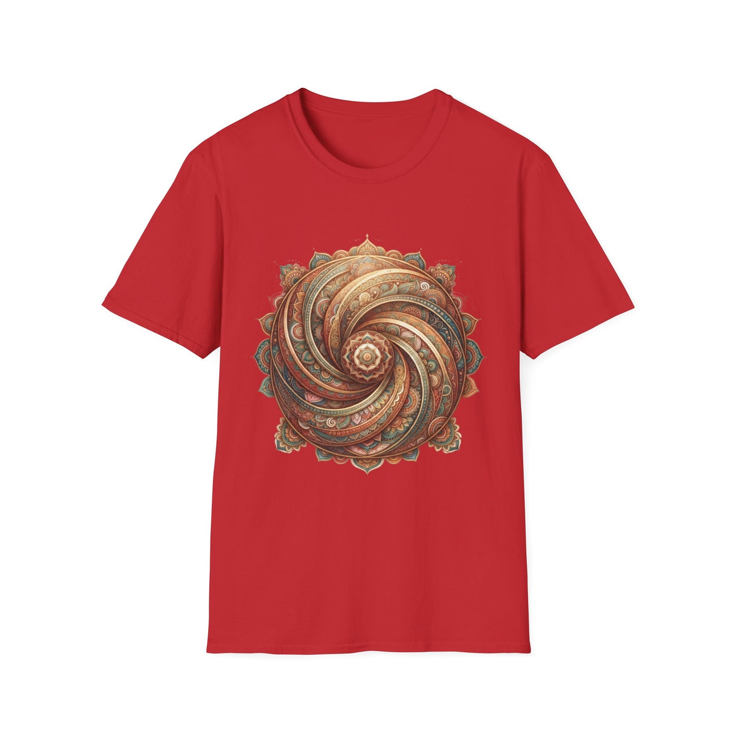 'Boho Spiral Mandala' T-Shirt