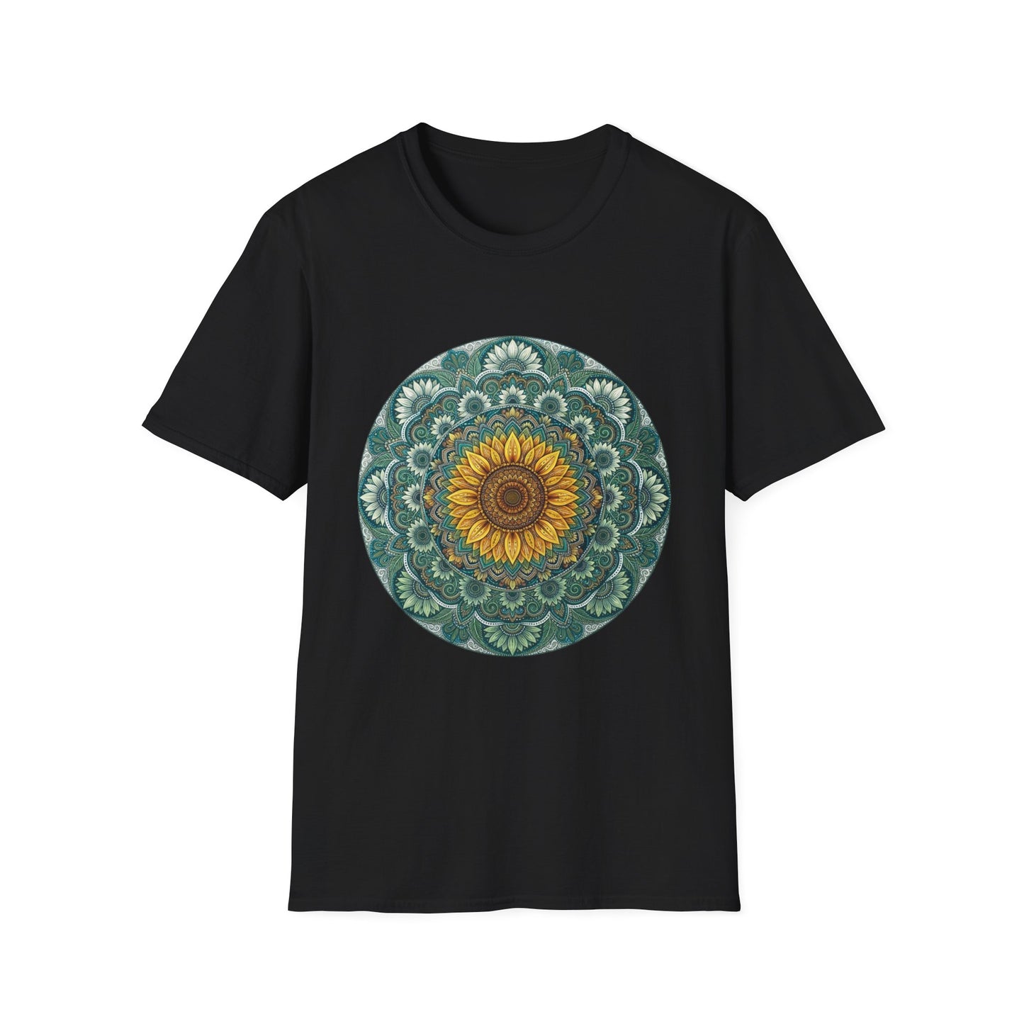 'Sunflower Mandala' T-Shirt