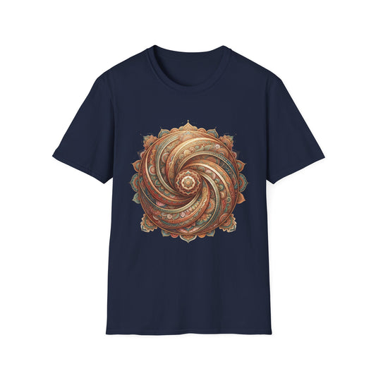 'Boho Spiral Mandala' T-Shirt