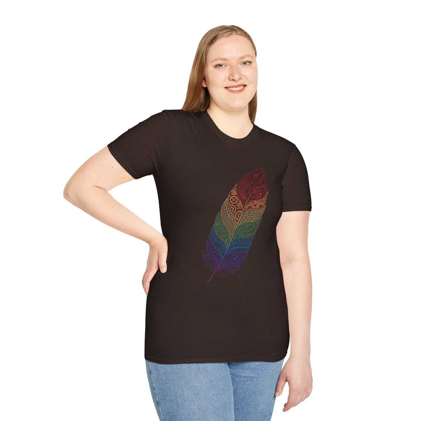 'Feather Mandala' T-Shirt