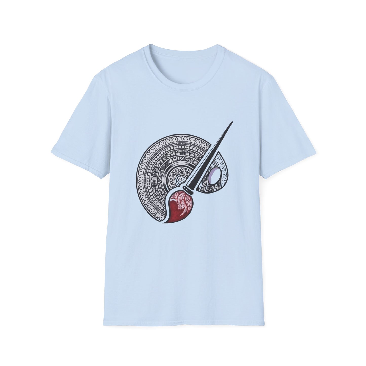 'Paint palette with brush' T-Shirt