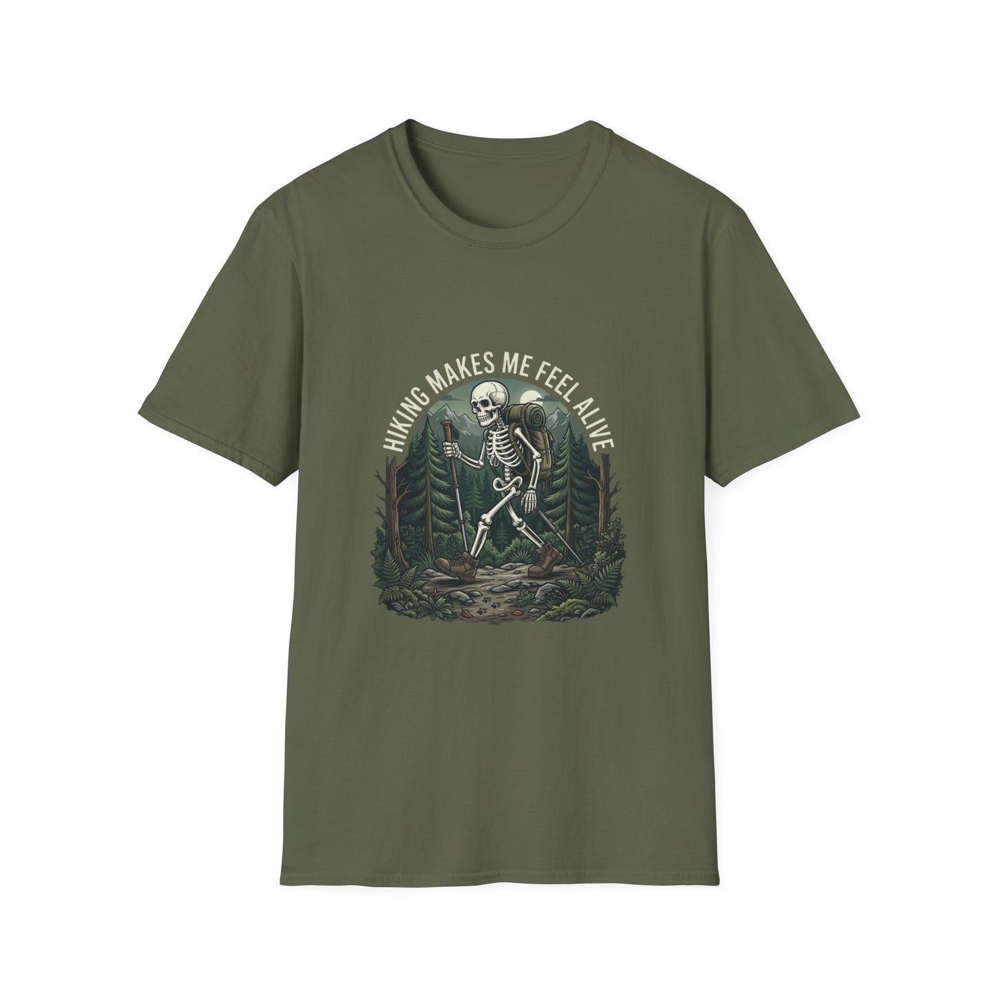 'Hiking makes me feel alive' T-Shirt