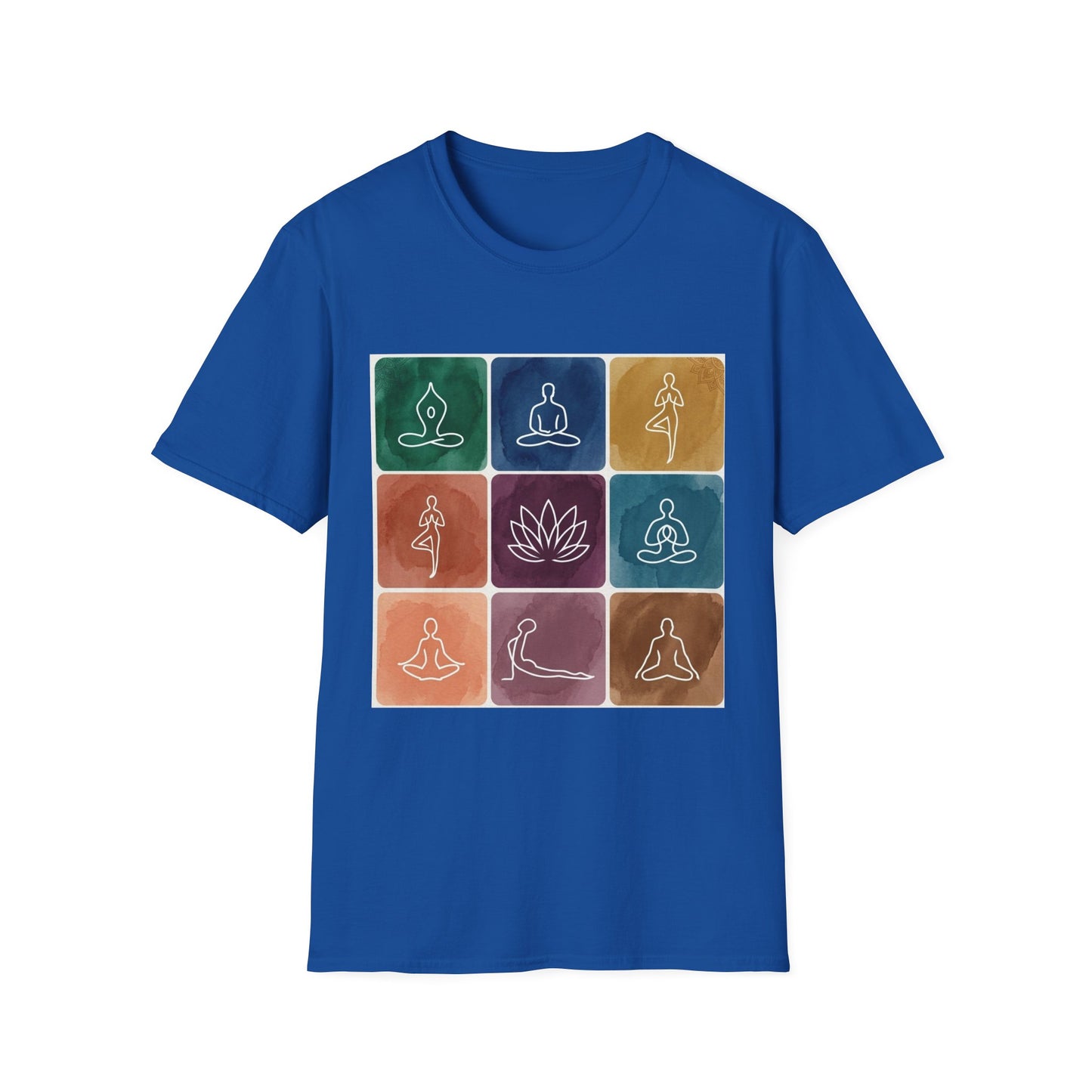 'Yoga Pose Grid' T-Shirt
