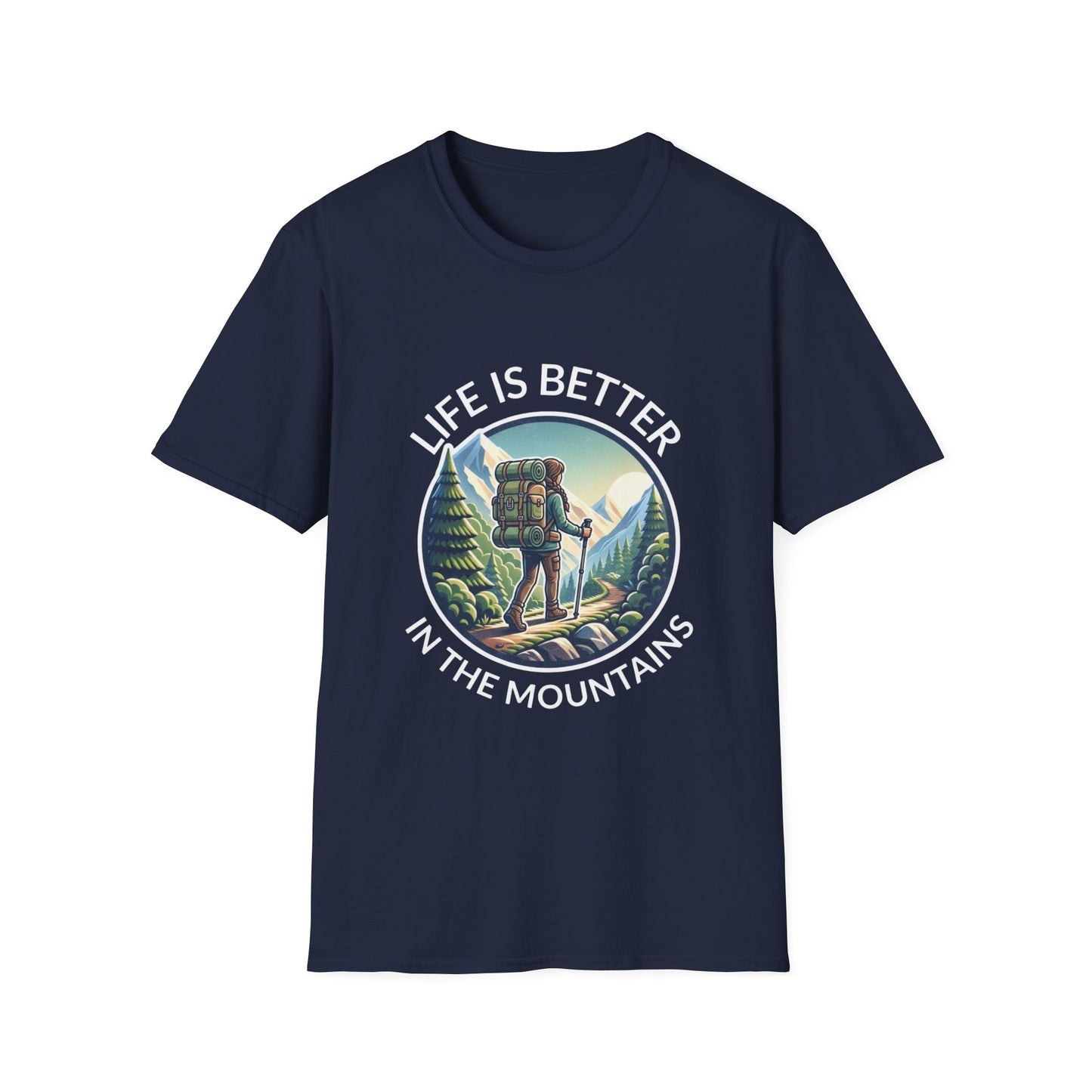 'Life is better in Mountains' Woman T-Shirt