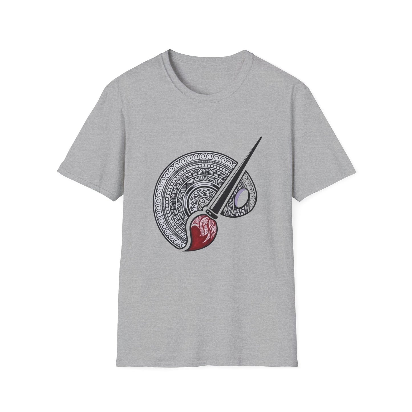'Paint palette with brush' T-Shirt