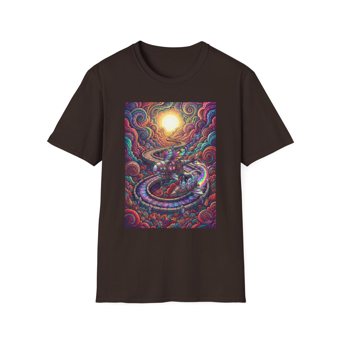 'Psychedelic Sunrise Path' T-Shirt