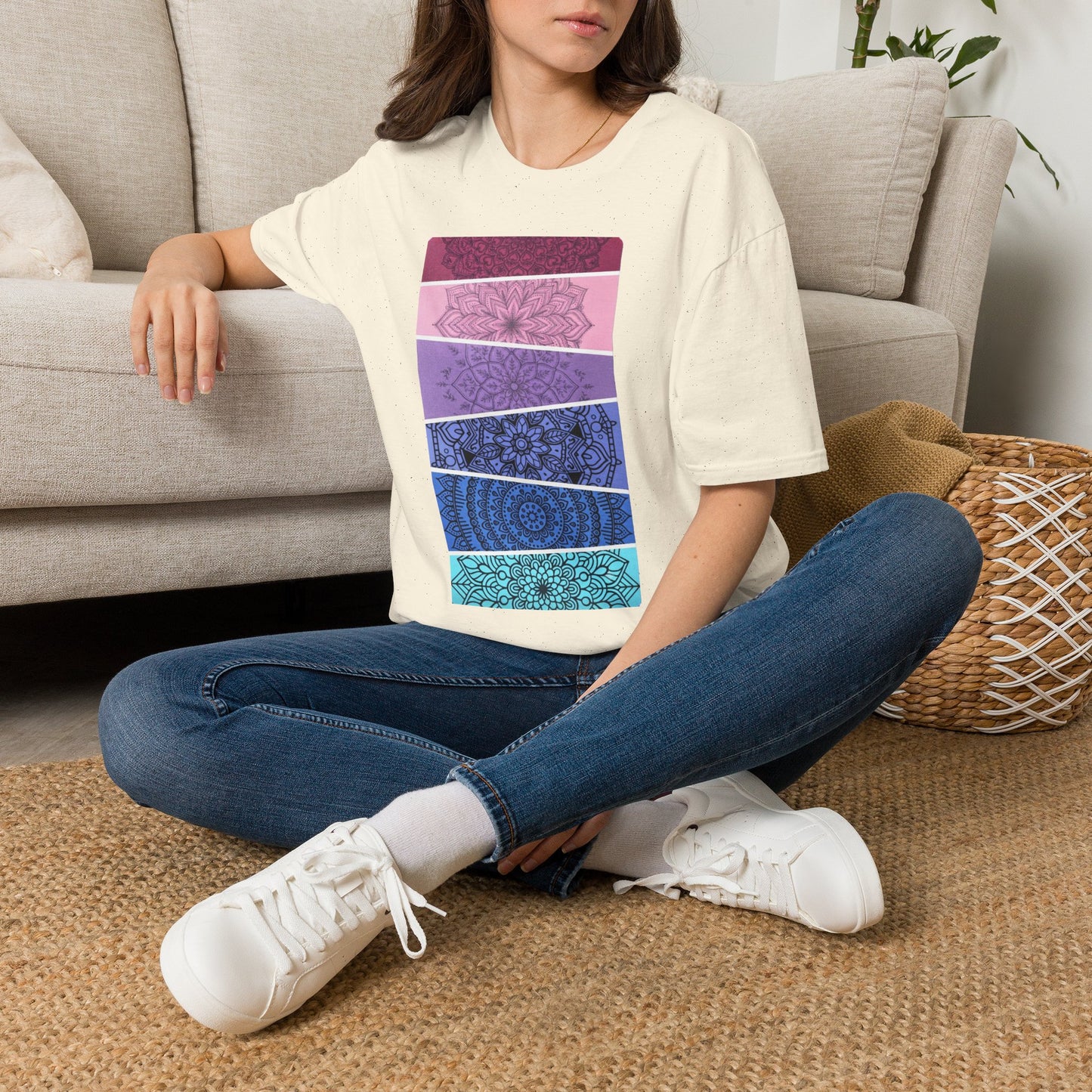 'Ombre Purple to Teal' T-Shirt