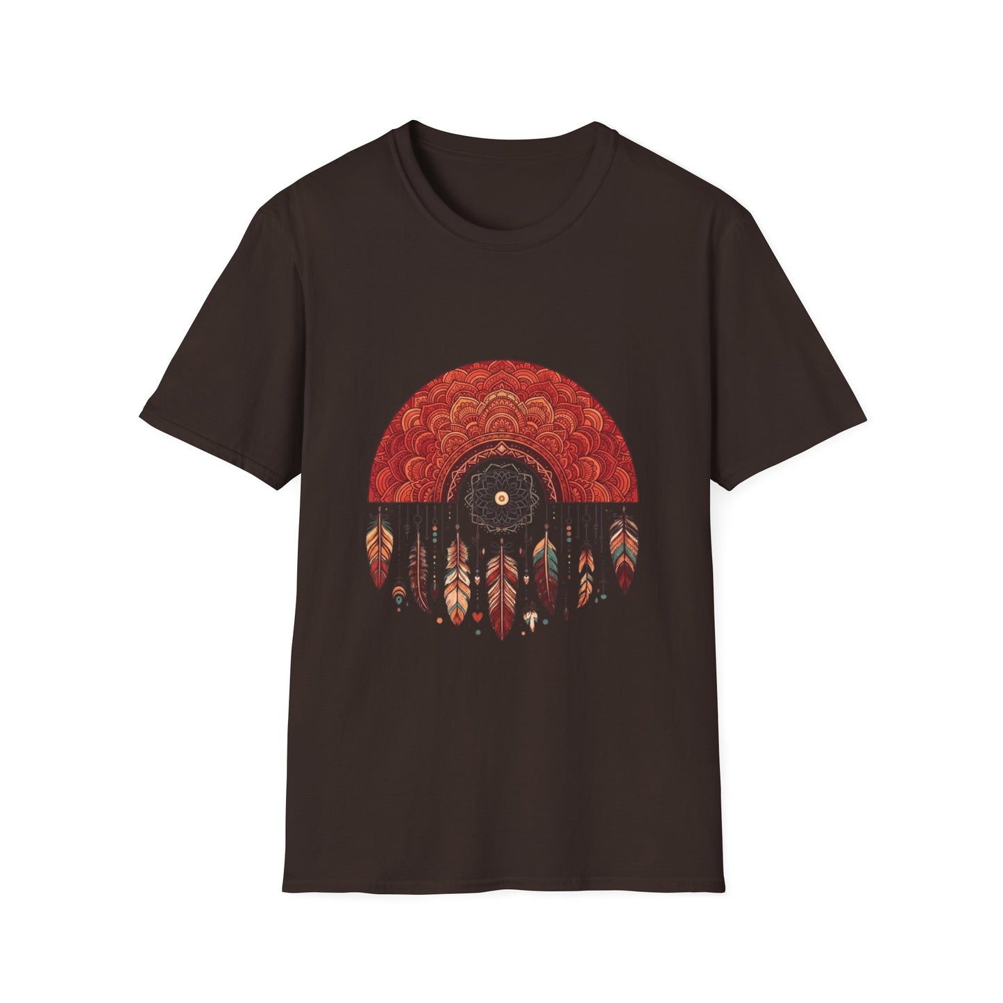 'Boho Red Sun' T-Shirt